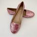 Kate Spade Shoes | Kate Spade New York Pink Glitter Flats Size 7 | Color: Pink | Size: 7