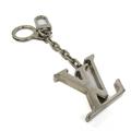 Louis Vuitton Accessories | Louis Vuitton Initial Key Chain Keyring (Silver) | Color: Silver | Size: (Hxwxd) 5.51'' X 1.77'' X 0.27''