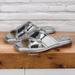 Michael Kors Shoes | Michael Kors Gideon Slide Sandal Metallic Silver Brand New Never Worn | Color: Silver | Size: Various