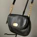Michael Kors Bags | Michael Kors Genuine Leather With Gold Chain Just Like Brand New | Color: Black | Size: Os