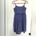 J. Crew Dresses | J. Crew Spaghetti Strap White & Blue Nautical Stripe Dress Pockets Linen/Cotton | Color: Blue/White | Size: 2