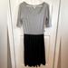 Lularoe Dresses | Nwot - Lularoe Nicole Dress - Never Worn | Color: Black/Gray | Size: M