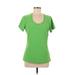 Under Armour Active T-Shirt: Green Activewear - Women's Size Medium