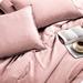 Bare Home Microfiber Complete Bedding Set Polyester/Polyfill/Microfiber in Pink/Yellow | Queen Comforter + 7 Additional Pieces | Wayfair