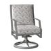 Woodard Seal Cove Swivel Patio Dining Chair w/ Cushion, Linen | Wayfair 1X0472SB-72-05Y