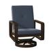 Woodard Vale Swivel Outdoor Rocking Chair w/ Cushions in Gray | Wayfair 7D0472-48-06N