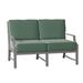 Woodard Seal Cove 51.75" Wide Loveseat w/ Cushions Metal/Sunbrella® Fabric Included | Outdoor Furniture | Wayfair 1X0419-72-24T