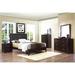 Red Barrel Studio® Bozman 3-1_Pet Faux Leather Upholstered Panel Bedroom Set Upholstered in Brown | 66.75 W x 66.75 D in | Wayfair