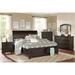 Canora Grey Melloney Graynish Brown Storage Sleigh Bedroom Set 6&1 Wood in Brown/Gray | 64.25 W x 67.5 D in | Wayfair