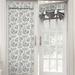 Waverly Charmed Life Toile Semi-Sheer Tab Top Single Curtain Panel 100% Cotton in Black | 68 H in | Wayfair 15419026068OYX