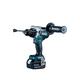 Makita 18V Lxt Brushless Cordless Combi Drill With 2X 5Ah Batteries, Fast Charger & Makpac Carry Case