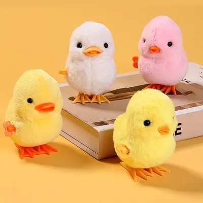 Jouet à remonter en forme d'animaux horloge mignon poulet canard cadeau pour garçons et filles