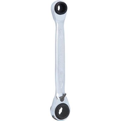Ks Tools 4 in 1 umschaltbar Doppel-Ratschenringschlüssel, 8x10x12x13mm [Hersteller-Nr. 503.4656] Image