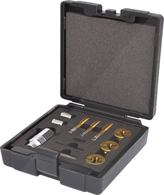 Ks Tools 3/8 Gewindeschneid-Satz für Radmuttern- und Schrauben, 11-tlg [Hersteller-Nr. 150.1420]