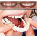 Kavelle Home INC A Pair Upper & Lower High Quality Denture Instant Smile Comfort Fit Flex Cosmetic Teeth Denture Teeth Top Cosmetic Veneer