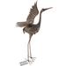 Flying Crane Garden Statue Handcrafted with Stakes Included by Pure Garden