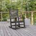 Classic Commercial Grade Outdoor All-Weather HDPE Rocking Chair