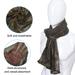 71x35" Mesh Camo Netting, Camouflage Mesh Net Camo Scarf Veil Mesh Scarves Black