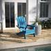 All-Weather Adirondack Chair with Swiveling Cupholder