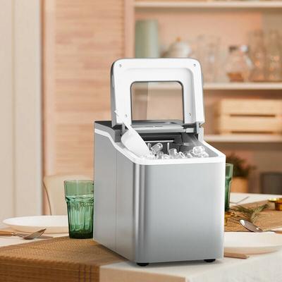Ice Maker Machine Countertop 26Lbs/24H Self-cleaning