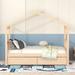 Imaginative House Bed, Twin Size Wooden House Bed with Drawers, Daybed with Spacious Storage and 2 Headboards