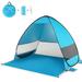 HOUFIY UPF 50+ Easy Pop Up Beach Tent Sun Shelter Instant Automatic Portable Sport Umbrella Baby Canopy For 2-3 Person Blue