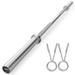 7FT Olympic Barbell Bar Chrome Straight Bar Weightlifting Strength Training RELIFE REBUILD YOUR LIFE