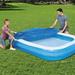 Swimming Pool Cover Durable Multifunctional Affordable 8.59FT x 5.74FT Rectangular Blue