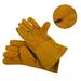 Cowhide Flame-Retardant Welding Work Gloves Heat-Proof Metal Welding