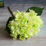 10PCS Artificial Hydrangea Flower Heads Silk Hydrangea Heads with Stems Blooming Silk Hydrangea Flowers DIY Bouquet for Wedding Centerpieces Arrangements Party Home Decor