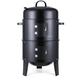Outdoor BBQ Grill Barrel Charcoal Grill Camping Barbecue Grill for Patio Backyard Garden Picnic