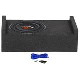 Rockville W10T4-S4 10 1200w Shallow Car Subwoofer+Bedlined Sub Enclosure Box