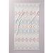 Anthropologie Bath | Anthropologie Illiana Hand Towel 30" X 16" Last One | Color: Red/Tan | Size: Os