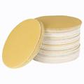 ALL-CARB 100Pcs Hook and Loop Sanding Discs 6 Inch NO-Hole 80-Grit Sandpaper Sanding Discs Hook and Loop Backing Sandpaper Aluminum Oxide Round Sandpaper for Polishing Accessories