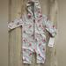 Converse One Pieces | Converse Hooded Zip Bodysuit Nwt | Color: Gray/Pink | Size: 6-9mb