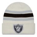 New Era Wintermütze Beanie - Vintage Las Vegas Raiders beige