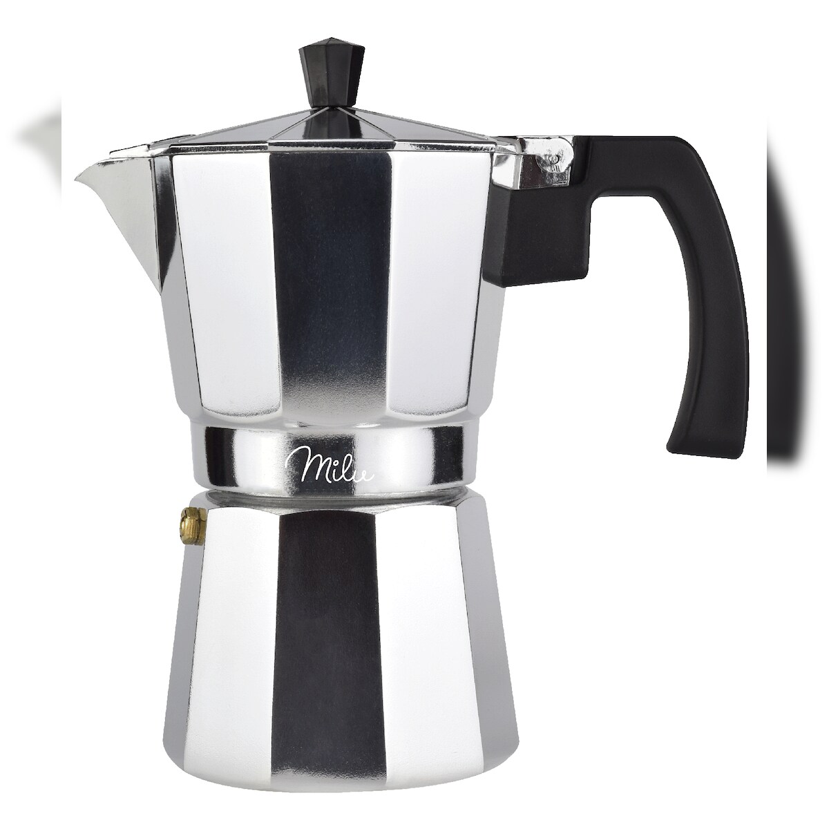 Milu 5049 Espressokocher-Set klassisch aus Aluminium (5-tlg.) für 6 Tassen mit vielen Extras Image