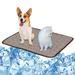 Summer Dog Cooling Mat Self Cool Pads for Small Medium Large Dogs Non-Slip Pet Reusable Training Pad Fast Absorbent for Beds Crates Kennels