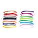 Tinksky 15PCS Newborn Pet ID Collars Multi-color Pet Identification Collar Double-faced Pile Pet ID Collars for Pet Kitten Puppy Use Mixed Style 15 Colors