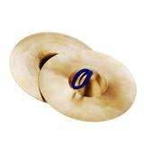 Gecheer 15cm / 5.9in Small Copper Hand Cymbals Gong Band Rhythm Percussion