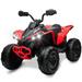 Kids ATV Electric Vehicles 4 Wheeler Car 12V Kids ATV Battery-Operated with AUX Port & USB Kids 4 Wheeler with Tough Wear-Resistant Tread Electric Four Wheeler Kids Ride on Car Electric Car