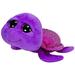 TY Beanie Boos BUDDY -Slowpoke the Purple Turtle (Glitter Eyes) Medium Plush (No Ty Hang Tag)