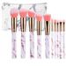 Make Up Brush Set 12 Piece Brush Set Make Up Marble Eyeshadow Lip Concealer Foundation Womenâ€™S Makeup Brush Suitable For Amateurs Professional Makeup Artists Real Make Up Brush