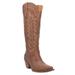 Dingo 1969 High Cotton - Womens 11 Brown Boot Medium