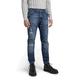 G-STAR RAW Herren 5620 3D Zip Knee Skinny Jeans, Blau (worn in stratos restored D01252-C051-D333), 28W / 32L