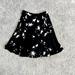 Lularoe Skirts | Lularoe Madison Skirt Size Small Black With White Stars. | Color: Black/White | Size: S