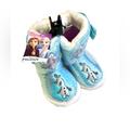 Disney Shoes | Frozen Toddler Girls Slipper Bootie Size: 7-8 New With Tags | Color: Blue/Purple | Size: 7-8 (Girls)