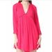 Free People Dresses | Free People Go Lightly Mini Dress Sz Xs In Hot Pink | Color: Pink | Size: Xs