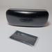 Coach Accessories | Coach Empty Black Leather Clamshell Glasses Case With Dust Cloth See Pictures Fo | Color: Black | Size: Os