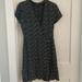 Madewell Dresses | Madewell Button Wrap Dress - Black Floral. Sz 0 | Color: Black | Size: 0
